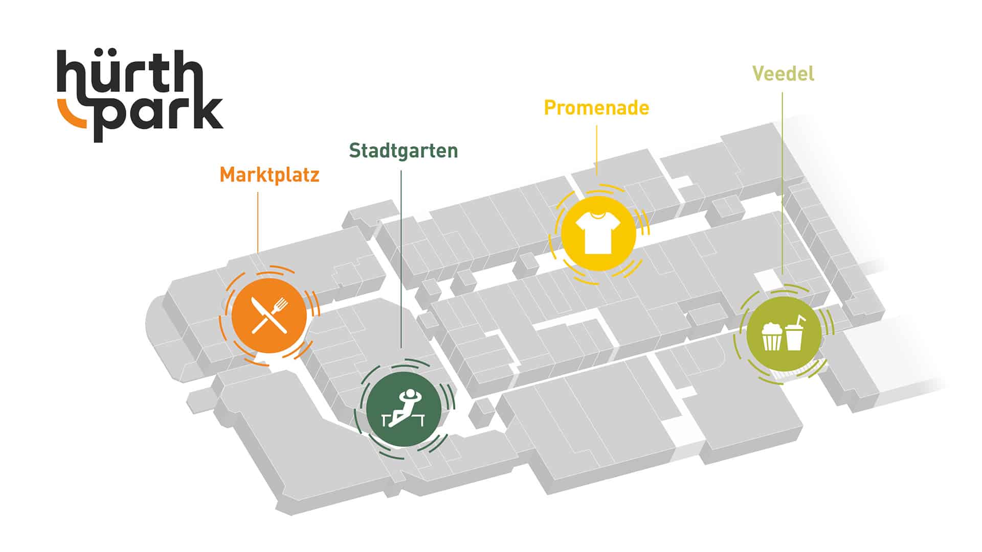 Der Hürth-Park - Lageplan