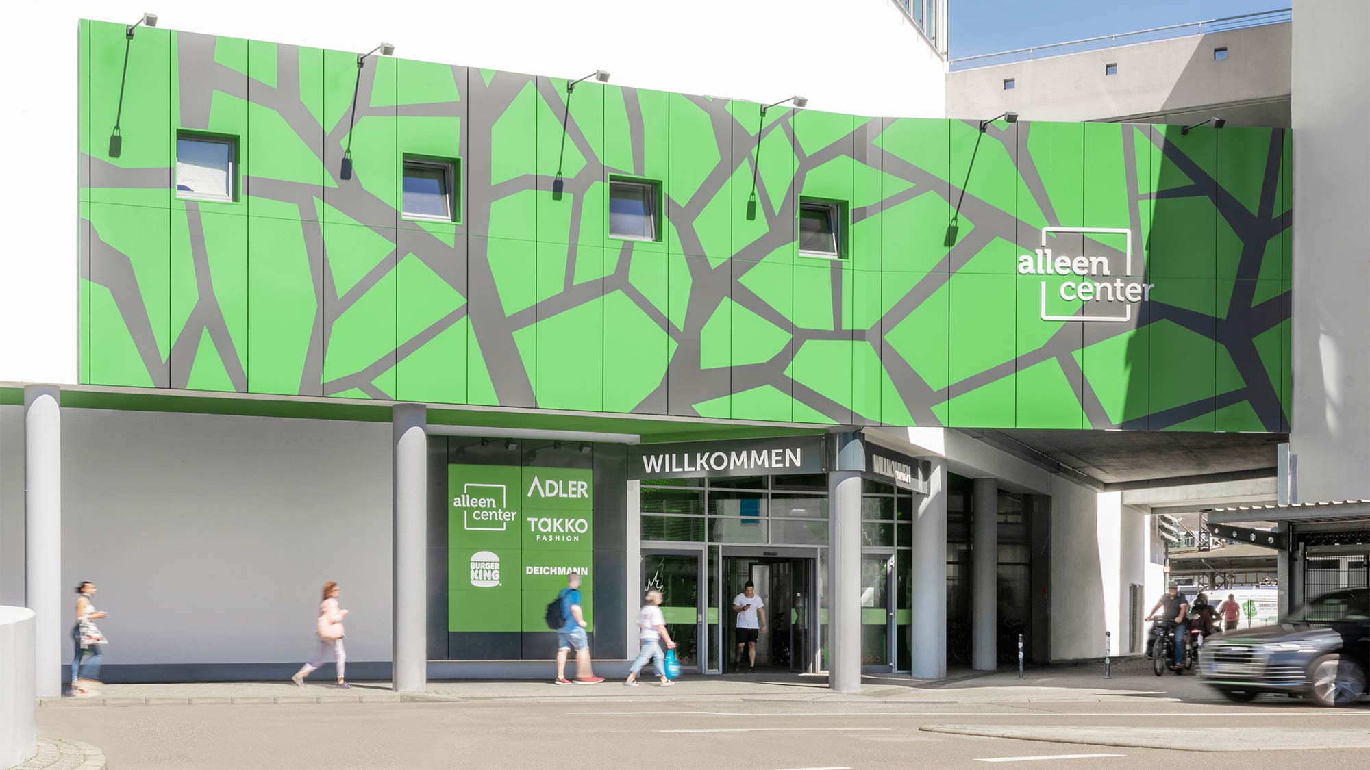 Alleen Center Trier Mall Refurbishment Fassade Nachher