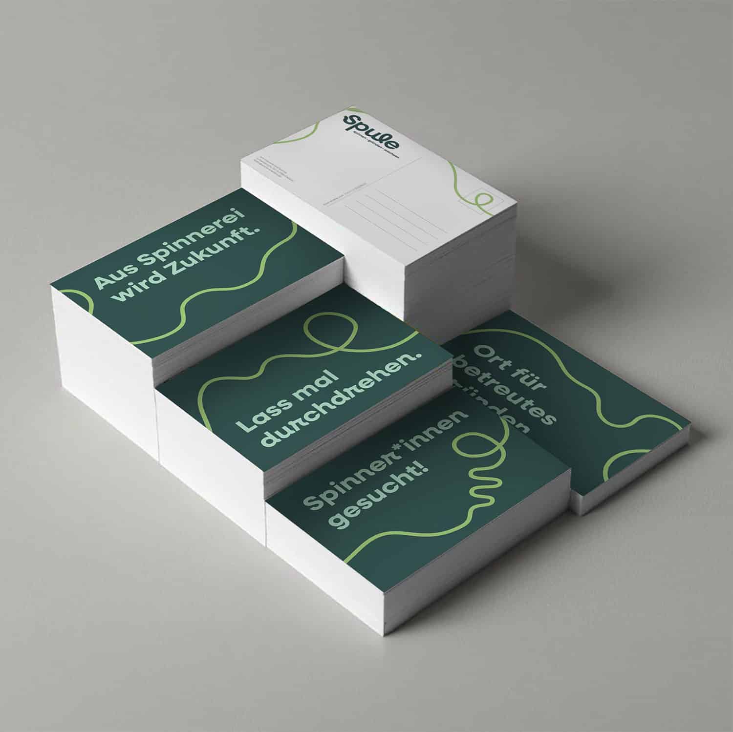 Spule Postkarten Print Design