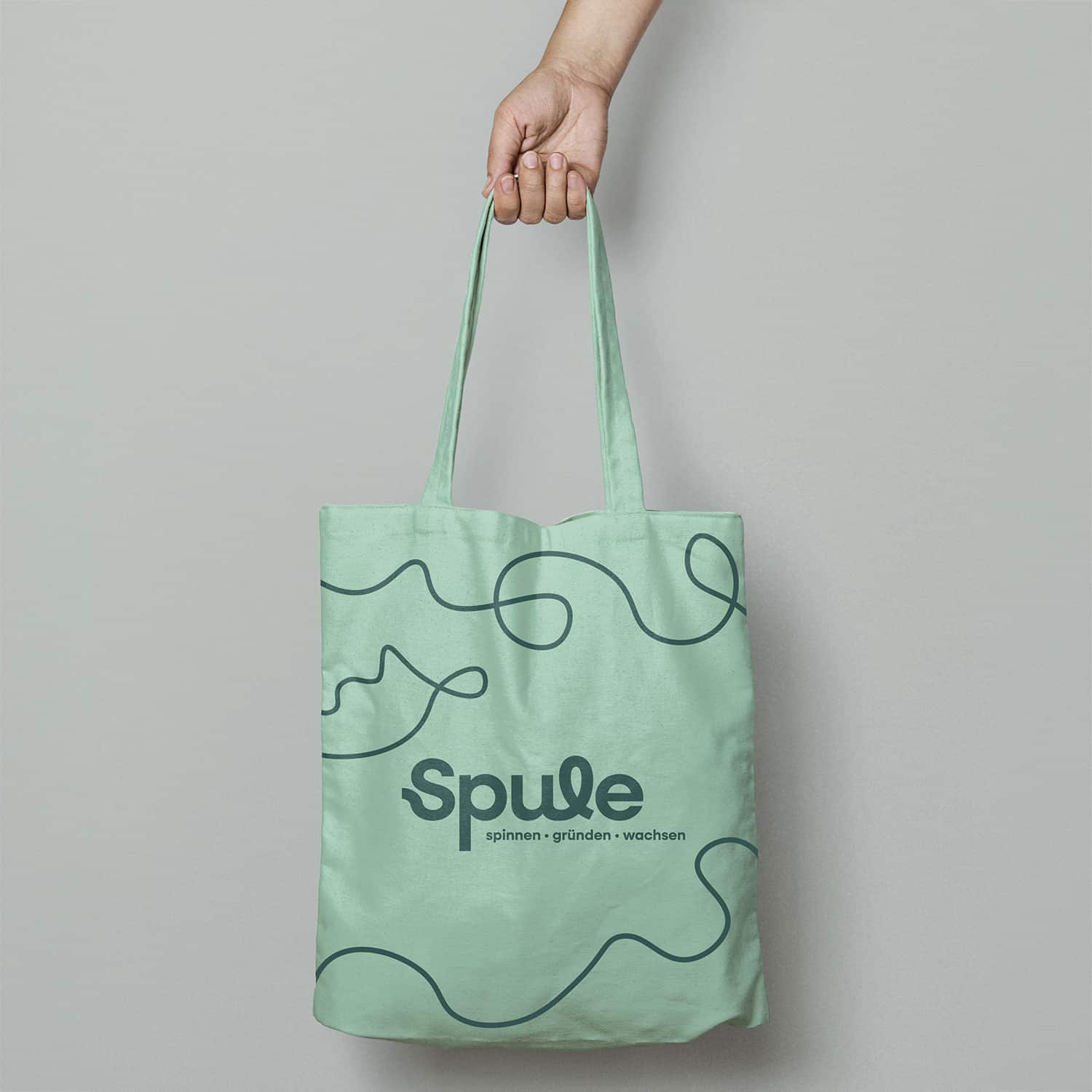 Spule Merchandise Jutebeutel