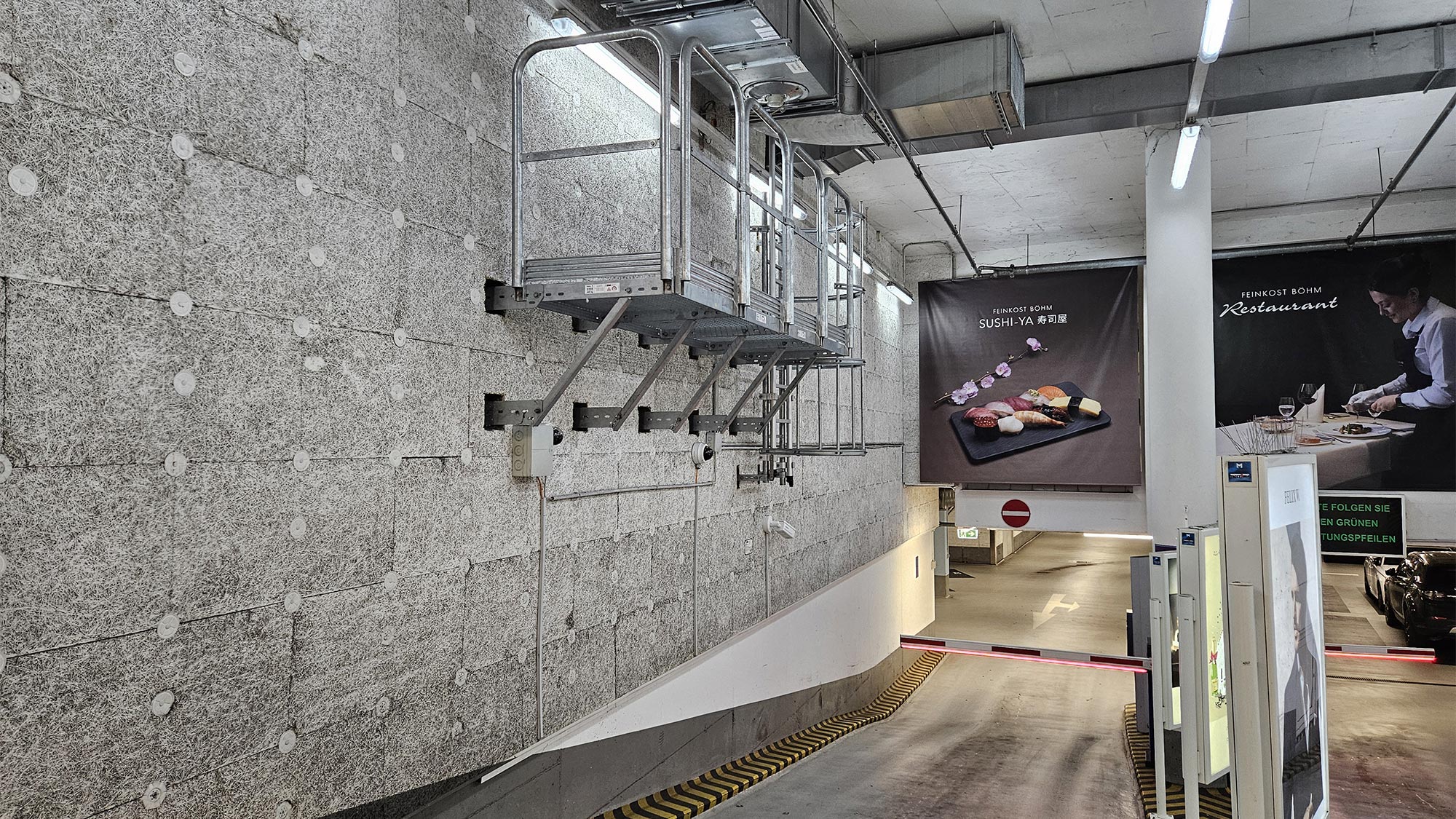 Tiefgarage Lichtplanung vorher