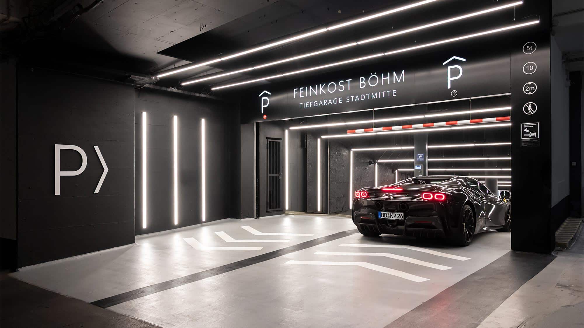 Tiefgarage Parkhaus Auto